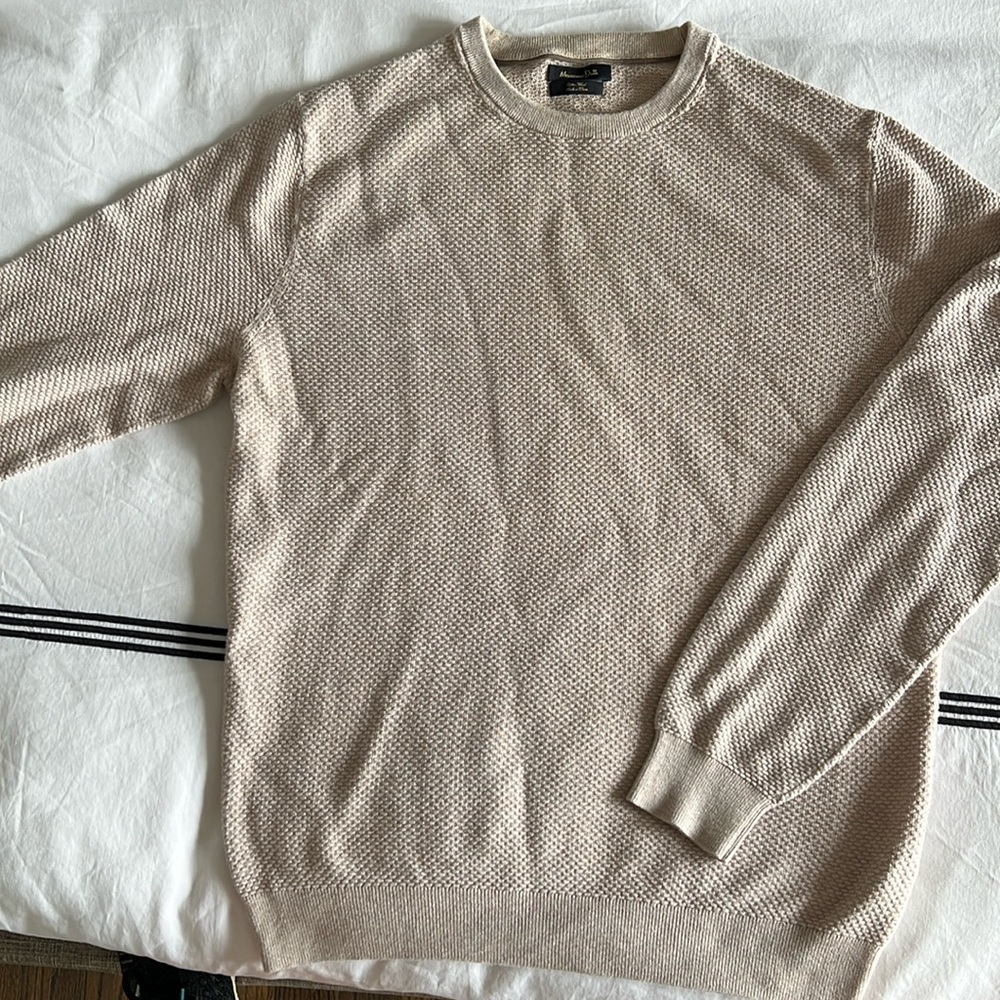 COPY - Massimo Dutti Sweater. Beige. Size M.
